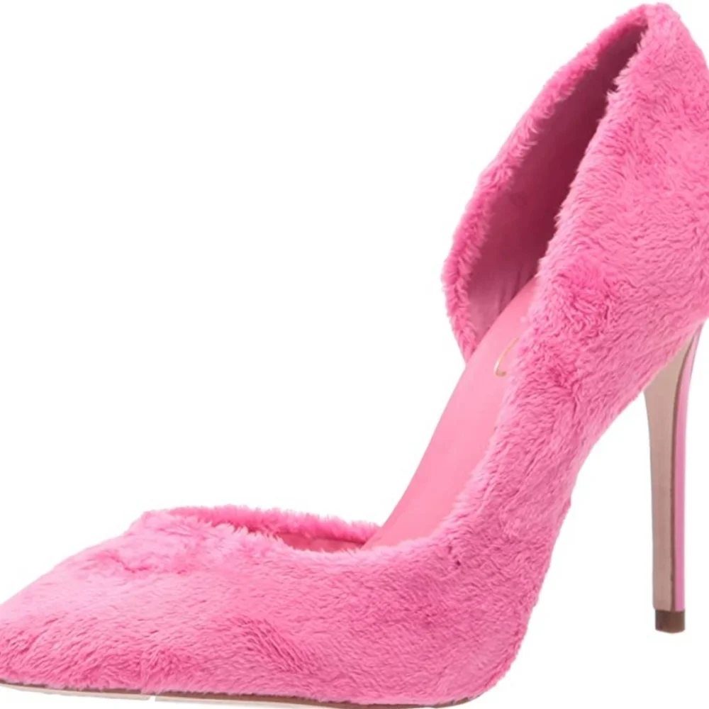 Pink Puffy Heels - Picture 1 of 2